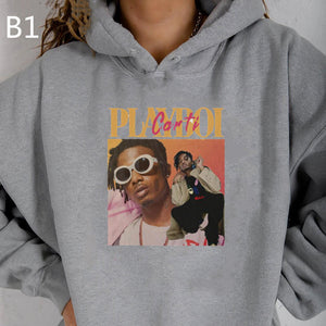 High Quality Vintage Playboi Carti Vintage 90S Merchandise Print Men Hoodies Casual Hooded Man Woman Hoody Tops