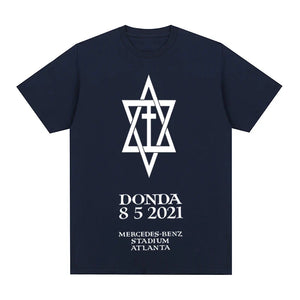 Kanye West donda black party o neck t-shirt 100% Combed Cotton Men T shirt New TEE TSHIRT Womens tops