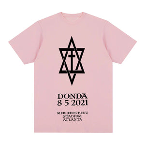 Kanye West donda black party o neck t-shirt 100% Combed Cotton Men T shirt New TEE TSHIRT Womens tops