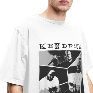 Kendrick Lamar Black Design T Shirt Men's Singer Streetwear Pure Cotton T Shirts Summer O Neck Fashion Tee Shirt Oversize Tops