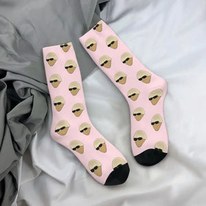 Tyler The Potater Igor Pink Socks Harajuku Absorbing Stockings All Season Long Socks Accessories for Man Woman Birthday Present