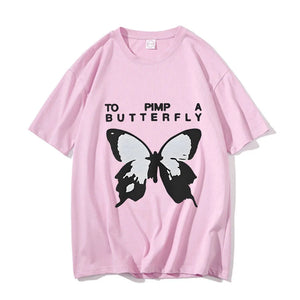 Kendrick Lamar To Pimp A Butterfly Tracklist Shirt Music Album Shirt Men O-neck Short Sleeve Unisex Oversized T Shirt Clothes