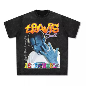 Cartoon tRAvIS Scott Graphic T - Mr. Fundamental