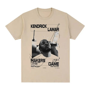 Kendrick Lamar Vintage T-shirt DAMN Hip Hop Rapper Cotton Men T shirt New Tee Tshirt Womens Tops