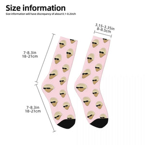 Tyler The Potater Igor Pink Socks Harajuku Absorbing Stockings All Season Long Socks Accessories for Man Woman Birthday Present