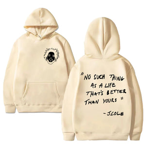 Simple J Cole Quote Hoodie