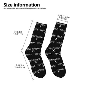 Ken Carson Teen X Logo Theme Crew Socks Stuff for Unisex Cozy Printing Socks