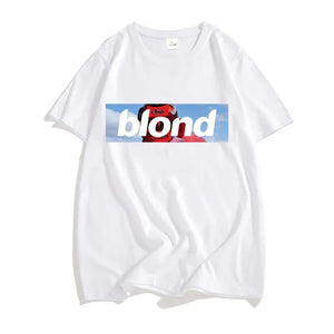 Frank O-ocean Blond R&B Music T Shirts MEN Fashion Hip Hop Tshirts 100% Cotton T-shirts Handsome Rhythm and Blues Originality