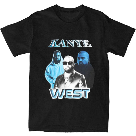 Men's Kanye West T-Shirts Cotton Clothes Summer Vintage Short-Sleeve T-Shirt O Neck Harajuku Design Tee Shirt Plus Size