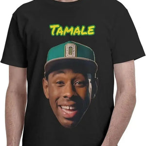 Tyler Rapper Creator Men's T Shirt Cotton Graphic Short Sve Clothing Anime Graphic T-shirts for Men Clothing Women Tees Y2K tops