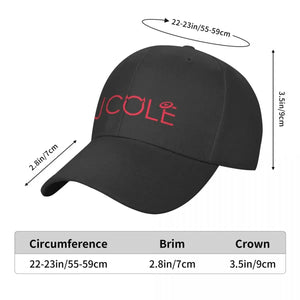 Rapper J Cole Baseball Cap For Men Cotton Hats Adjustable Hat Fashion Casual Cap Truck Driver Hat