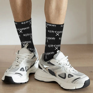 Ken Carson Teen X Logo Theme Crew Socks Stuff for Unisex Cozy Printing Socks