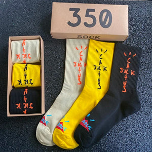 3 Pair Cactus Jack Travis Socks - Mr. Fundamental