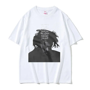 Rapper J. Cole 4 Your Eyez Only Music Album Graphic T-shirts Men Women Hip Hop Oversized Tshirt Male Fashion Harajuku T Shirts