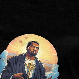 Men's Kanye West Meme Face T Shirts Pure Cotton Clothing Leisure Short Sleeve Round Collar Tee Shirt Plus Size T-Shirts