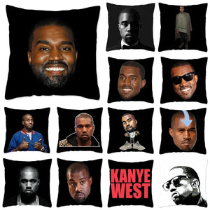 Funny Kanye West Meme Cushion Cover 50x50 cm Soft Cute Throw Pillow Case for Car Sofa Pillowcase Polyester With Zipper