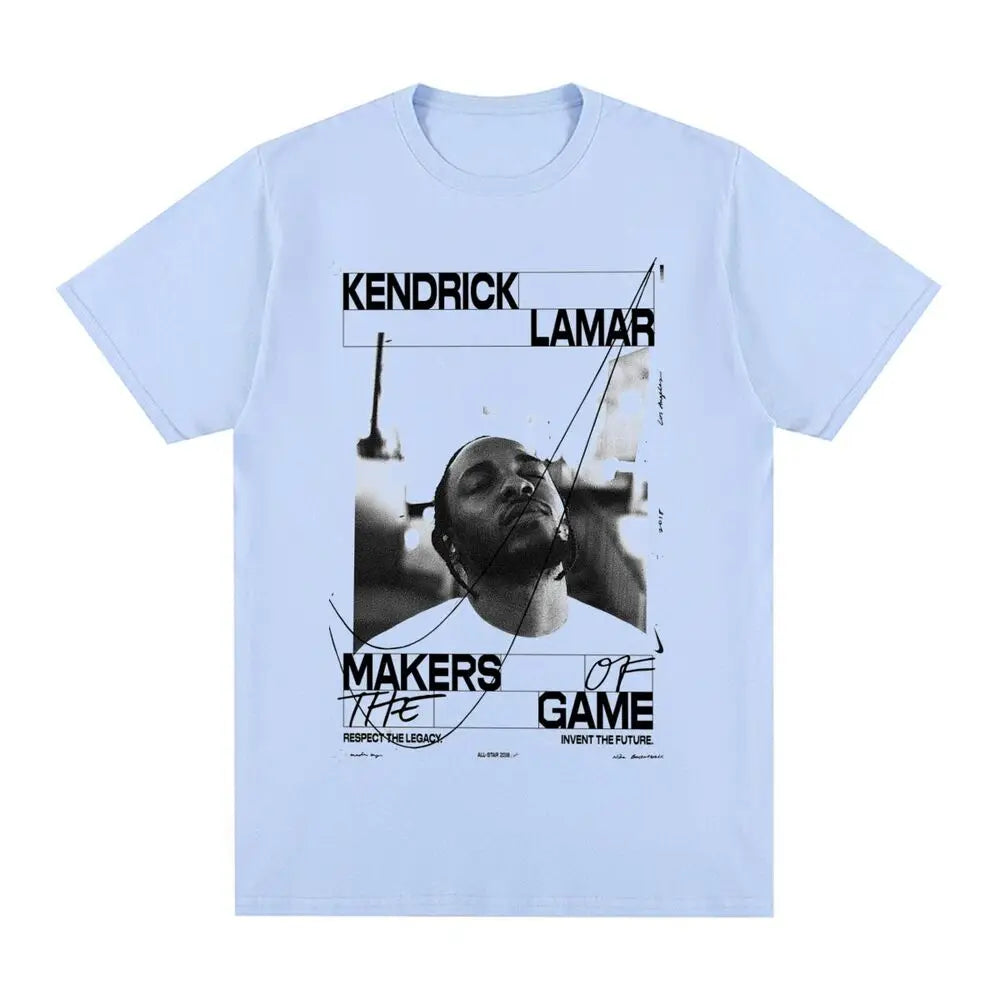 Kendrick Lamar Vintage T-shirt DAMN Hip Hop Rapper Cotton Men T shirt New Tee Tshirt Womens Tops