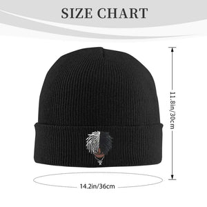 Ken Carson X Knitted Hat Women's Men's Skullies Beanies Autumn Winter Hats AGC Chaos Tour Crochet Melon Cap