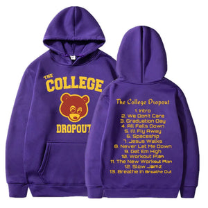 College Dropout Tracklist Hoodie