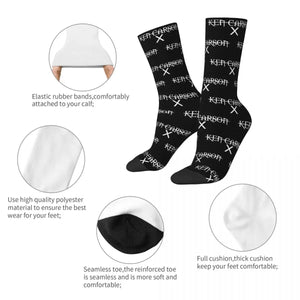 Ken Carson Teen X Logo Theme Crew Socks Stuff for Unisex Cozy Printing Socks