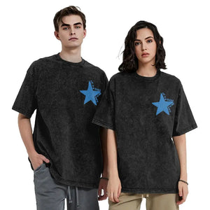 Blue Star Billie Eilish Graphic T - Mr. Fundamental