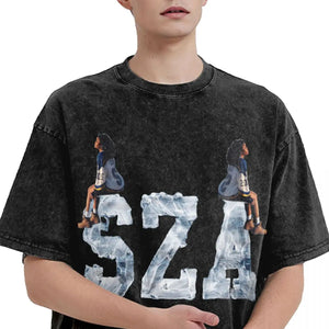 SZA SOS Mirrored Graphic T - Mr. Fundamental