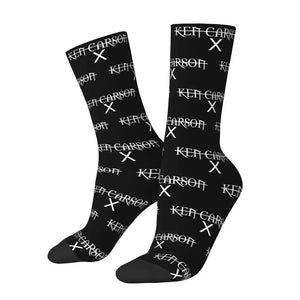 Ken Carson Teen X Logo Theme Crew Socks Stuff for Unisex Cozy Printing Socks