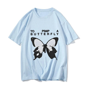 Kendrick Lamar To Pimp A Butterfly Tracklist Shirt Music Album Shirt Men O-neck Short Sleeve Unisex Oversized T Shirt Clothes