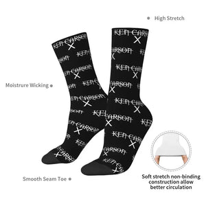 Ken Carson Teen X Logo Theme Crew Socks Stuff for Unisex Cozy Printing Socks