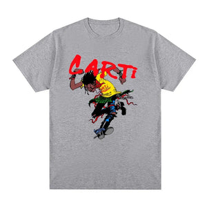 Playboi Carti Rapper Hip Hop Vintage T-shirt Cotton Men T shirt New Tee Tshirt Womens Tops