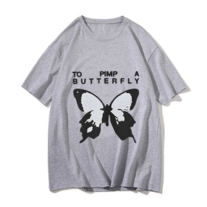 Kendrick Lamar To Pimp A Butterfly Tracklist Shirt Music Album Shirt Men O-neck Short Sleeve Unisex Oversized T Shirt Clothes