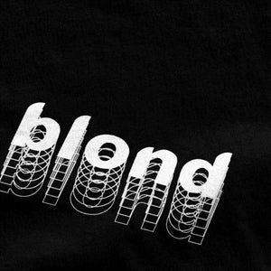 Leisure Frank Oceans Blond T-Shirts for Men O Neck Cotton T Shirts Hip Hop Rapper Short Sleeve Tees Plus Size Clothing