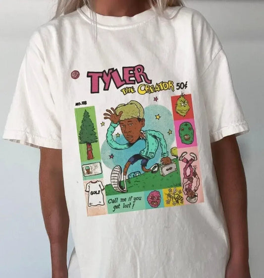 Tyler Creator Comic Retro Shirt, Flower Boy Retro Unisex Shirt