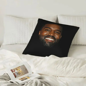 Funny Kanye West Meme Cushion Cover 50x50 cm Soft Cute Throw Pillow Case for Car Sofa Pillowcase Polyester With Zipper