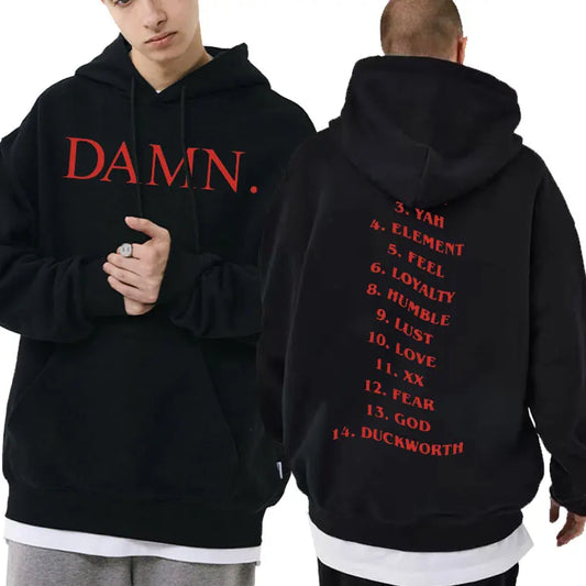 DAMN. Tracklist Hoodie