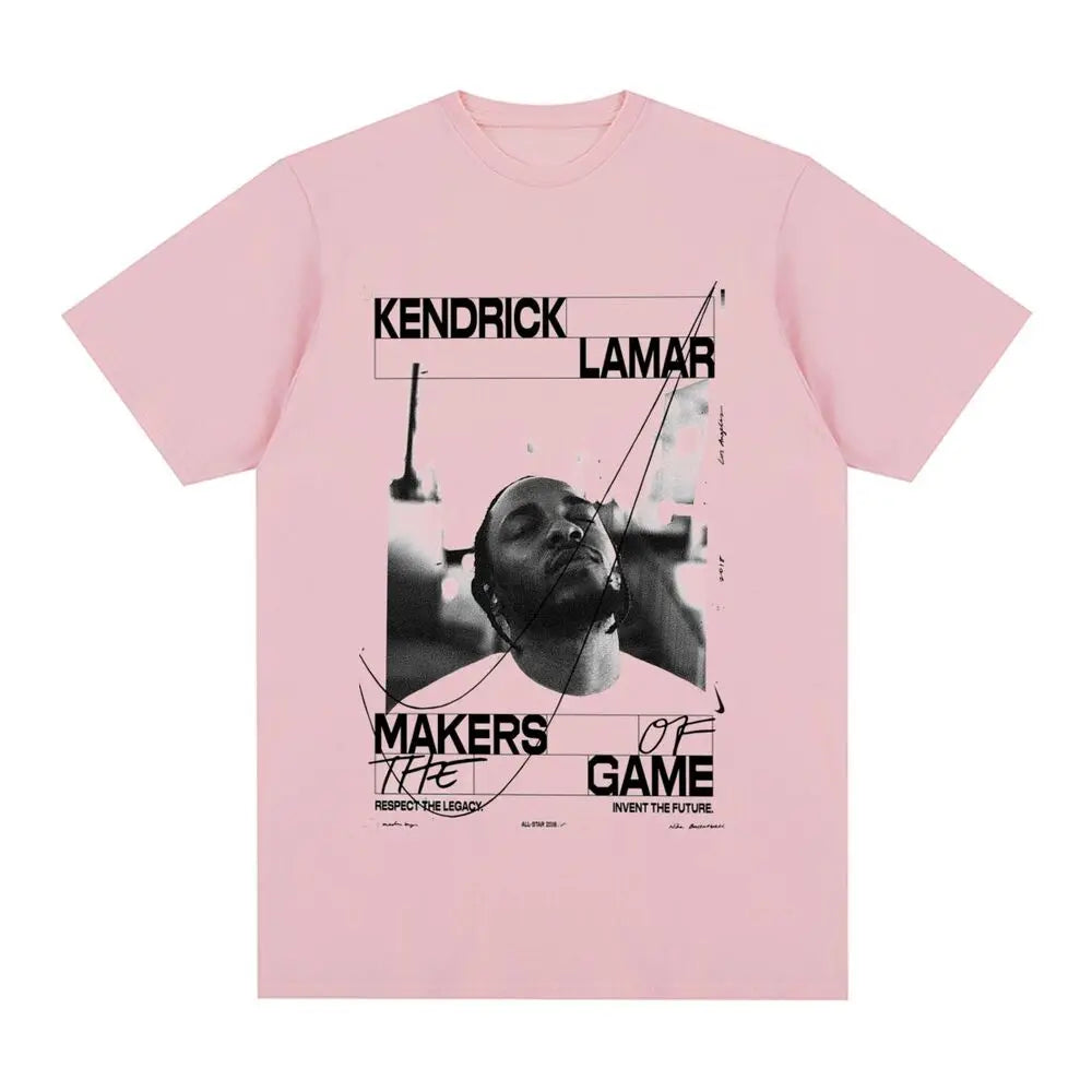 Kendrick Lamar Vintage T-shirt DAMN Hip Hop Rapper Cotton Men T shirt New Tee Tshirt Womens Tops