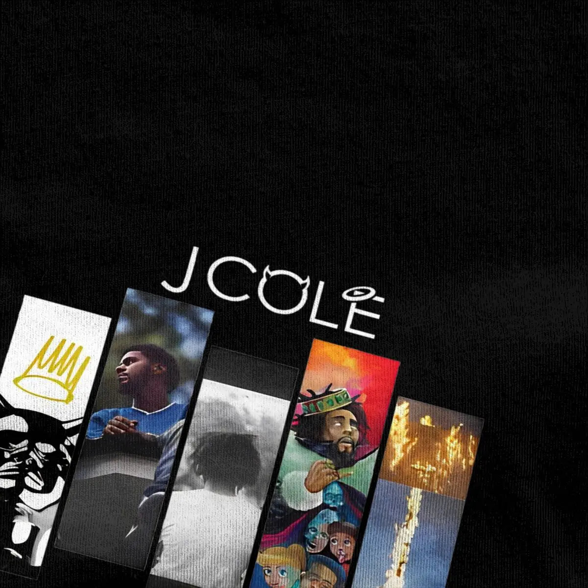 Men J Cole Discography T-Shirts Musician Album Cotton Tees Summer Y2K Short Sleeve T-Shirt O Neck Hip Hop Tee Shirt Plus Size