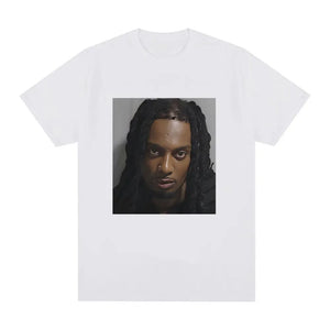 Rapper Playboi Carti Mugshot T shirt Men Fashion Hip Hop women TShirt Casual Cotton Short Sleeve unisex T-Shirts summer tee tops