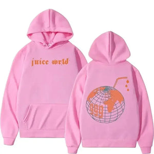 Juice WRLD Hoodie 999 Male and female rapper Juice Wrld hooded sweatshirt, city fashion sweatshirt, popular hip-hop sweatshirt