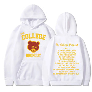 College Dropout Tracklist Hoodie